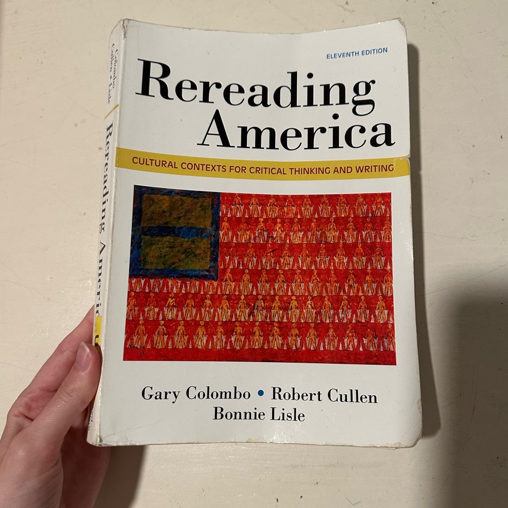 Rereading America school book 11th edition